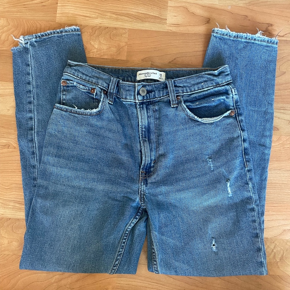 Abercrombie skinny high rise jeans